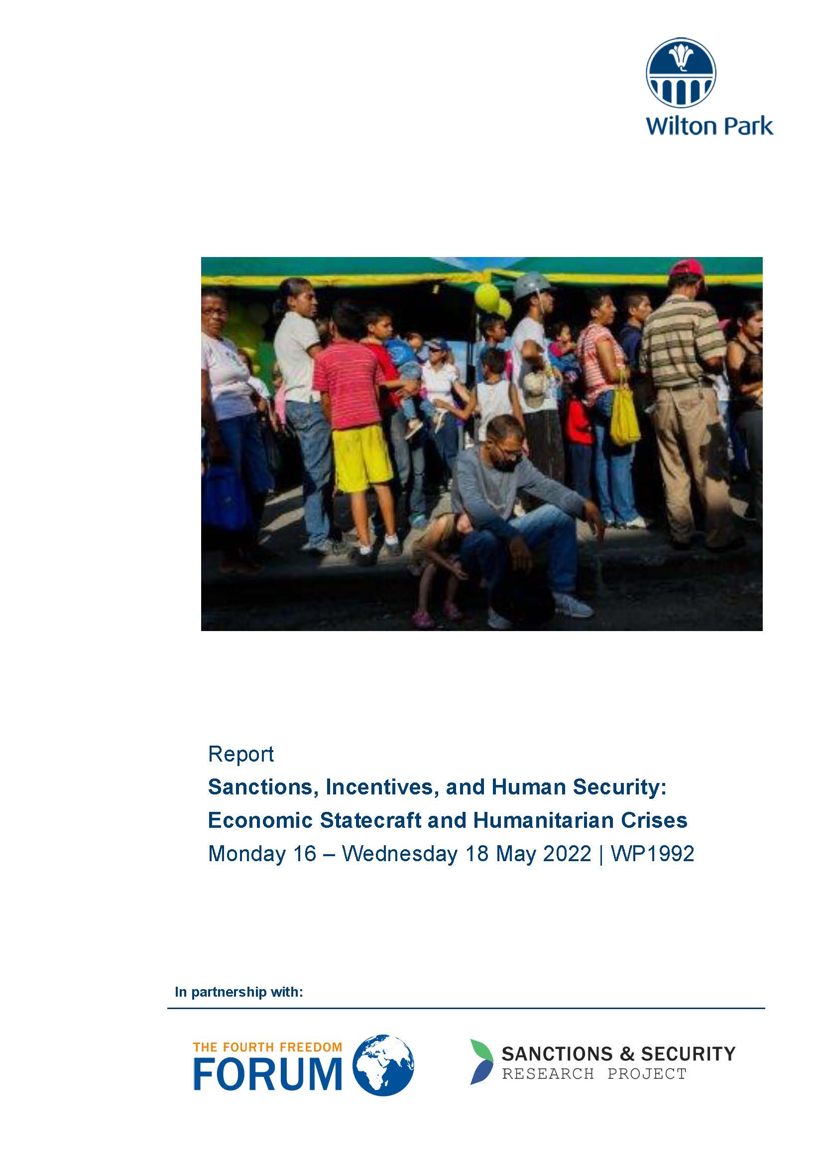 Wilton Park Conference Report on Sanctions, Incentives, and Human Security: Economic Statecraft and Humanitarian Crises